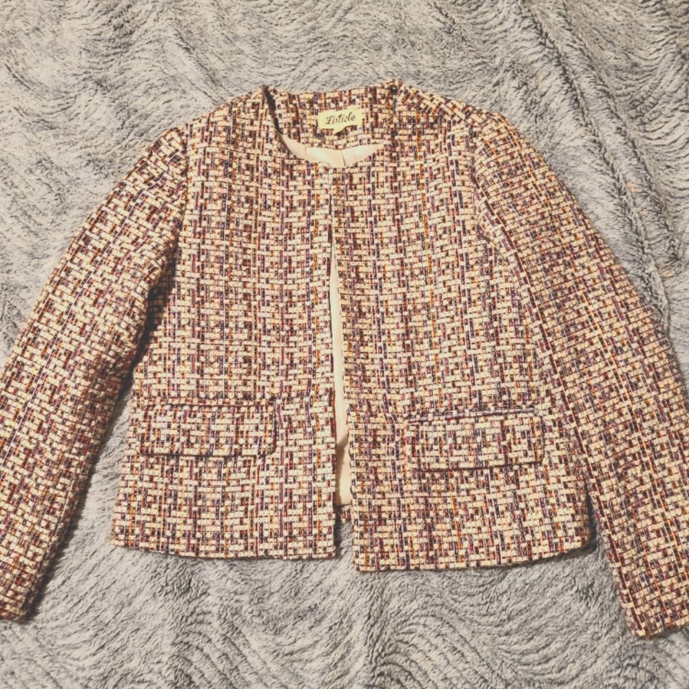 listicle Tweed crop blazer